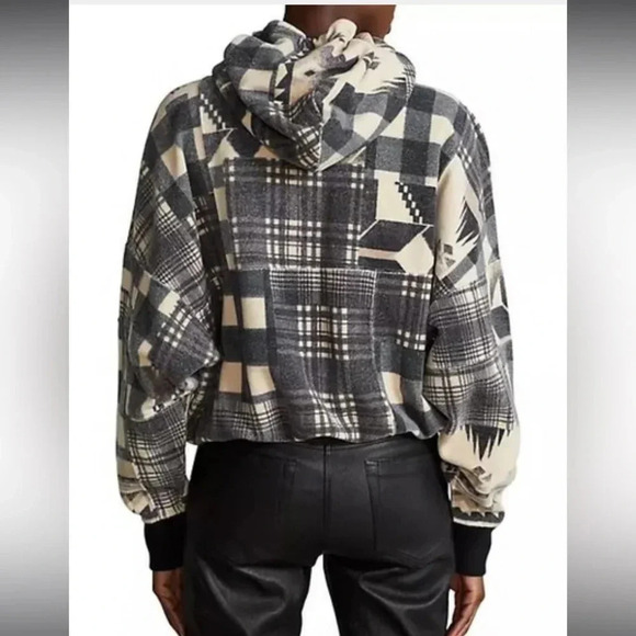 Polo Ralph Lauren Women’s Southwestern Geometric Patchwork Aztec Hoodie - Picture 4 of 13